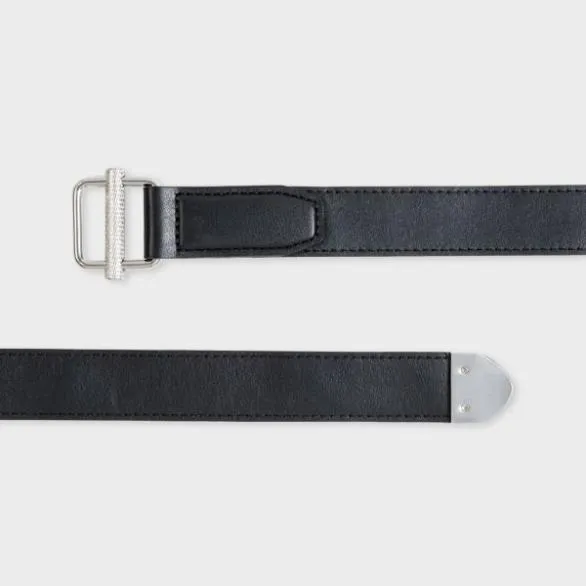 Paul Smith Belts Leather Belt Black And White 8211 Mens