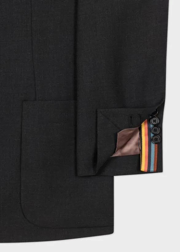 Paul Smith Blazers PatchPocket 039A Suit To Travel In039 Blazer Charcoal Grey 8211 Mens