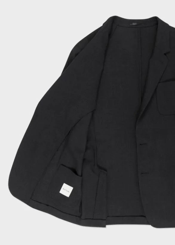 Paul Smith Blazers PatchPocket 039A Suit To Travel In039 Blazer Charcoal Grey 8211 Mens