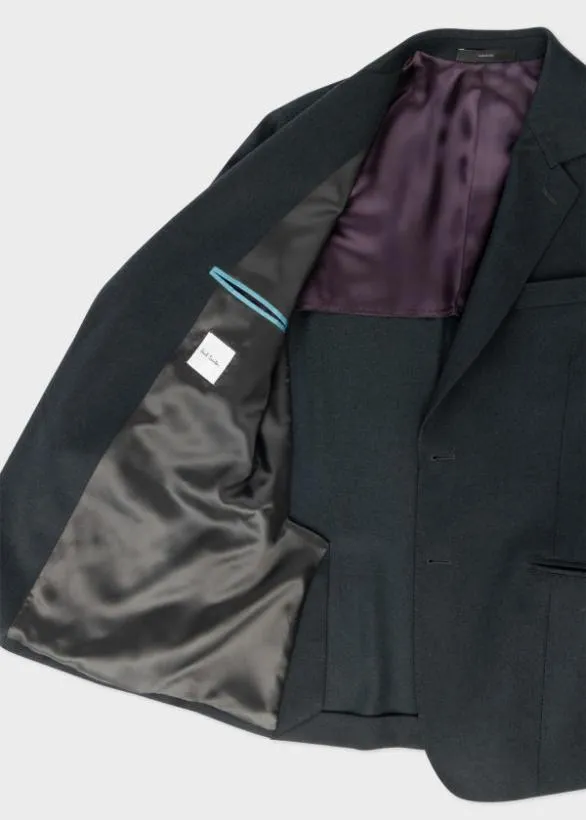 Paul Smith Blazers WoolCashmere TwoButton Blazer Dark Green 8211 Mens