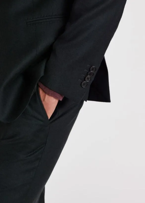 Paul Smith Blazers WoolCashmere TwoButton Blazer Dark Green 8211 Mens