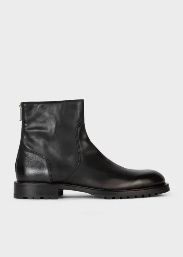 Paul Smith Boots Leather 039Falk039 Boots Black 8211 Mens