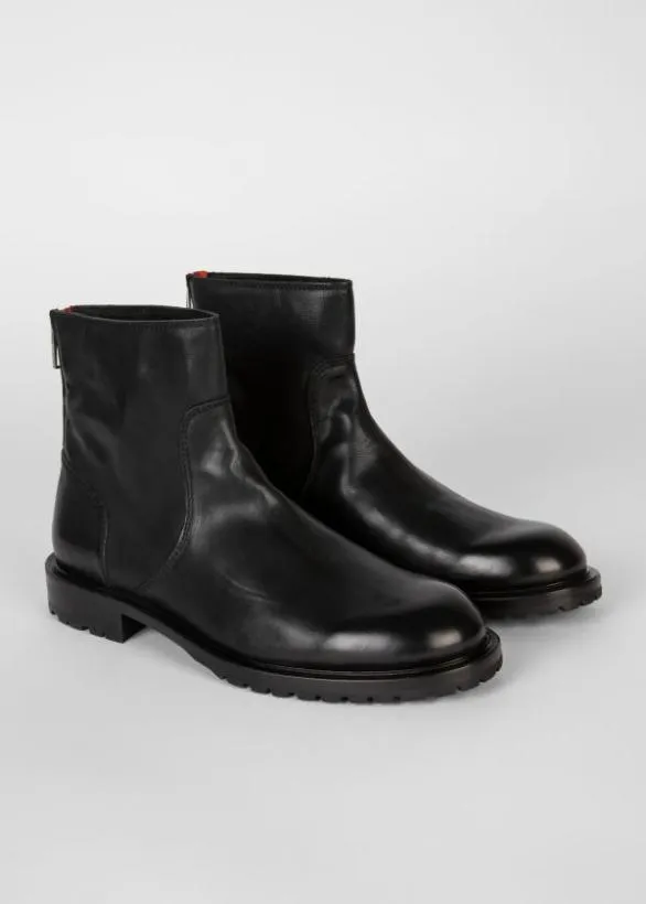 Paul Smith Boots Leather 039Falk039 Boots Black 8211 Mens