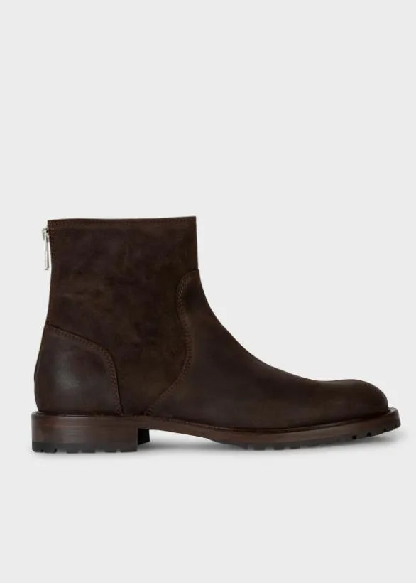 Paul Smith Boots Leather 039Falk039 Boots Dark Brown 8211 Mens
