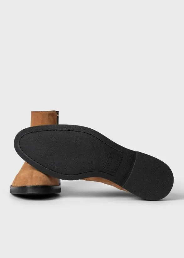 Paul Smith Boots Suede 039Lansing039 Chelsea Boots Tan 8211 Mens