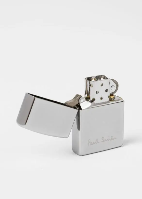 Paul Smith Candles and Home Fragrance Paul Smith Logo Zippo Lighter Silver 8211 Home Paul Smith Candles and Home Fragrance Paul Smith Logo Zippo Lighter Silver 8211 Home