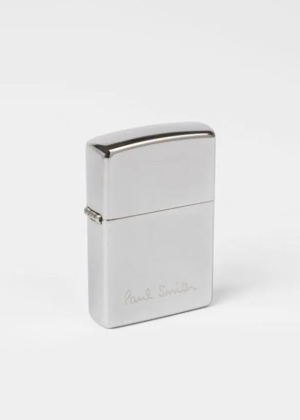 Paul Smith Candles and Home Fragrance Paul Smith Logo Zippo Lighter Silver 8211 Home