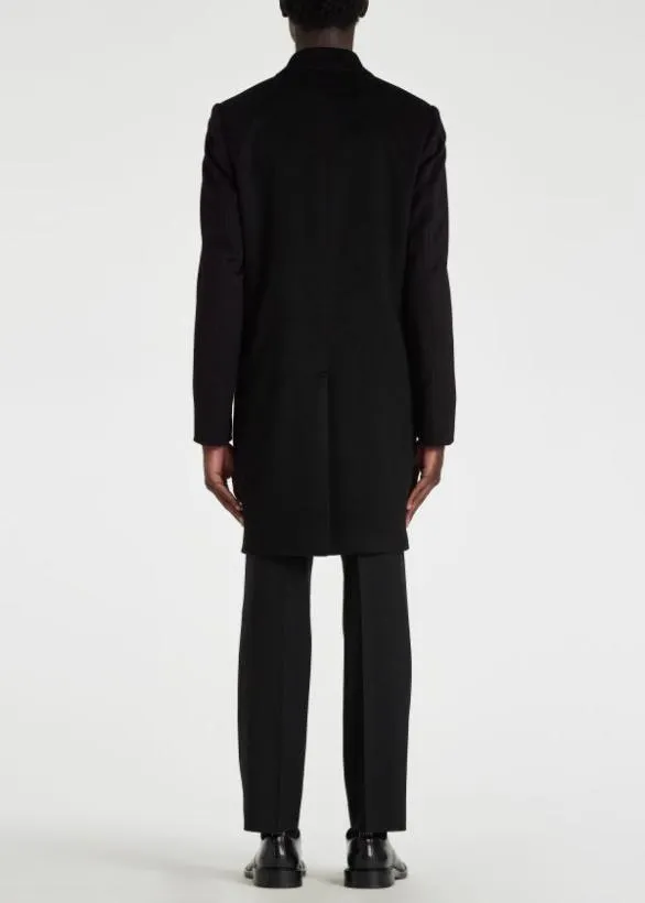 Paul Smith Coats and Jackets Cashmere Epsom Coat Black 8211 Mens