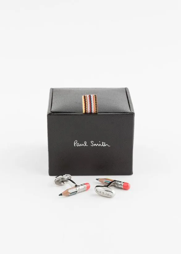 Paul Smith Cufflinks Pencil Cufflinks Silver 8211 Mens Paul Smith Cufflinks Pencil Cufflinks Silver 8211 Mens