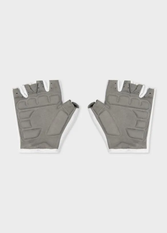 Paul Smith Cycling 039Artist Stripe039 Cycling Gloves White 8211 WomensMens