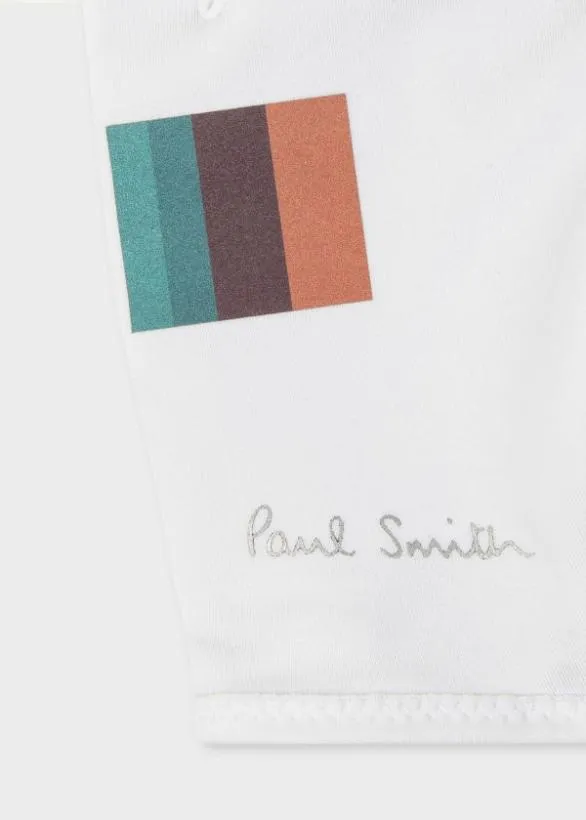 Paul Smith Cycling 039Artist Stripe039 Cycling Gloves White 8211 WomensMens