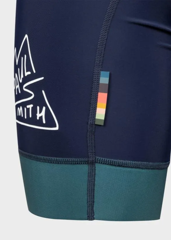 Paul Smith Cycling Cycling Bib Shorts Navy 8211 Mens
