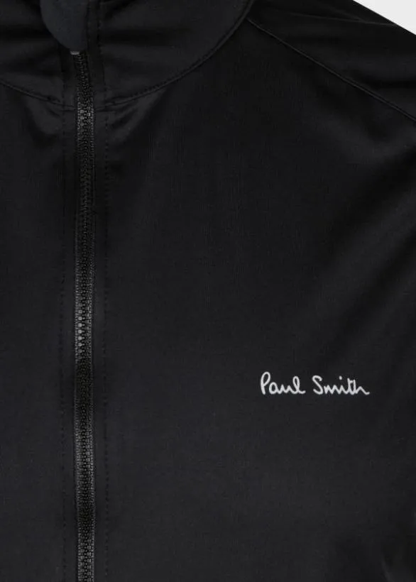 Paul Smith Cycling Cycling Gilet With Polka Dot Back Panel Black 8211 Mens