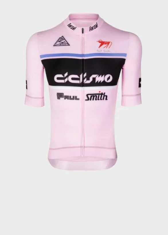 Paul Smith Cycling RaceFit Team Cycling Jersey Pink 8211 Mens