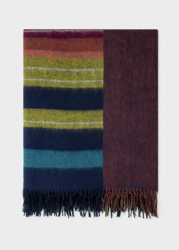 Paul Smith Decorative Accessories Lambswool Blanket Multicolour 8211 Home