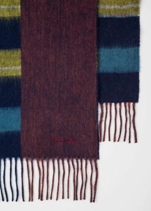 Paul Smith Decorative Accessories Lambswool Blanket Multicolour 8211 Home
