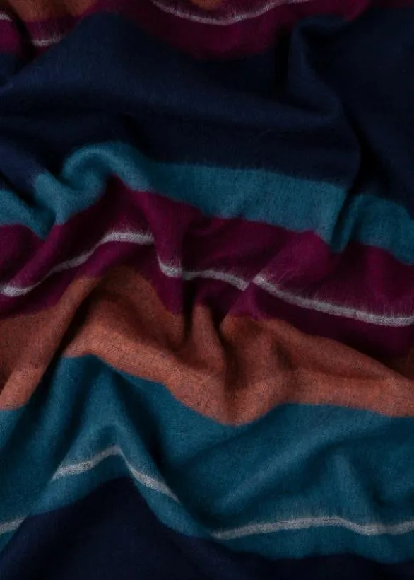 Paul Smith Decorative Accessories Lambswool Blanket Multicolour 8211 Home