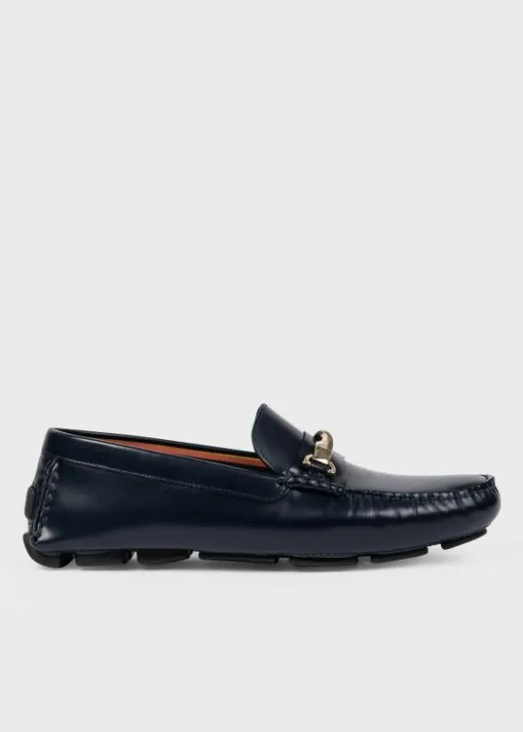 Paul Smith Formal 039Colima039 Leather Loafers Navy 8211 Mens