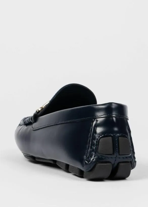 Paul Smith Formal 039Colima039 Leather Loafers Navy 8211 Mens