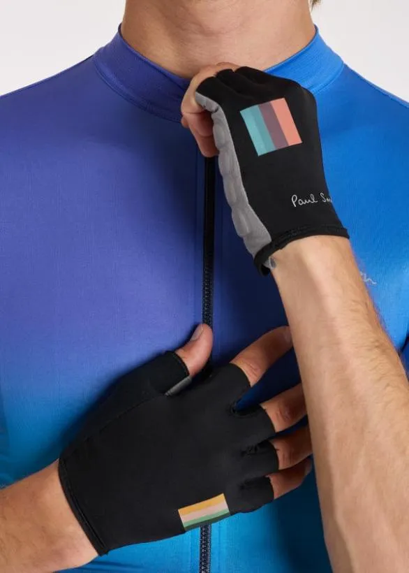 Paul Smith Hats and Gloves 039Artist Stripe039 Cycling Gloves Black 8211 MensWomens Paul Smith Hats and Gloves 039Artist Stripe039 Cycling Gloves Black 8211 MensWomens