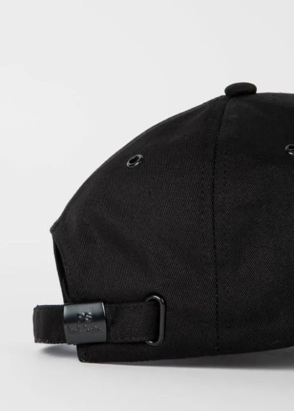 Paul Smith Hats and Gloves Cotton 039Zebra039 Logo Baseball Cap Black 8211 Mens Paul Smith Hats and Gloves Cotton 039Zebra039 Logo Baseball Cap Black 8211 Mens