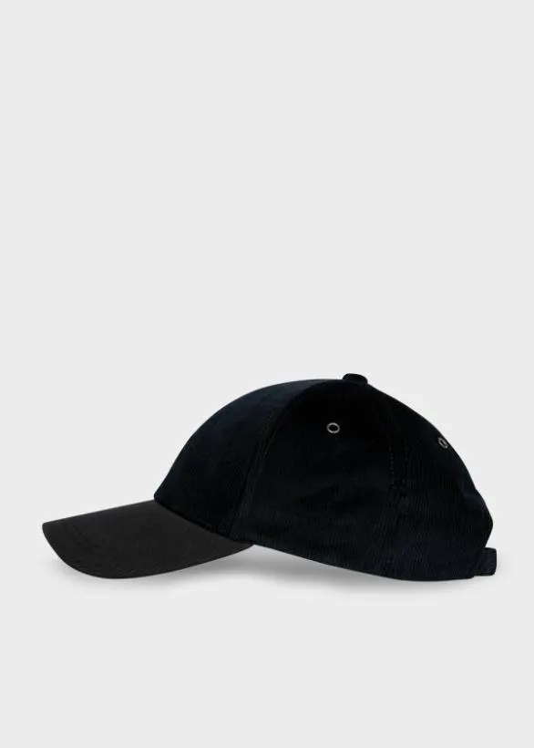Paul Smith Hats and Gloves Navy Corduroy Cap Navy 8211 Mens