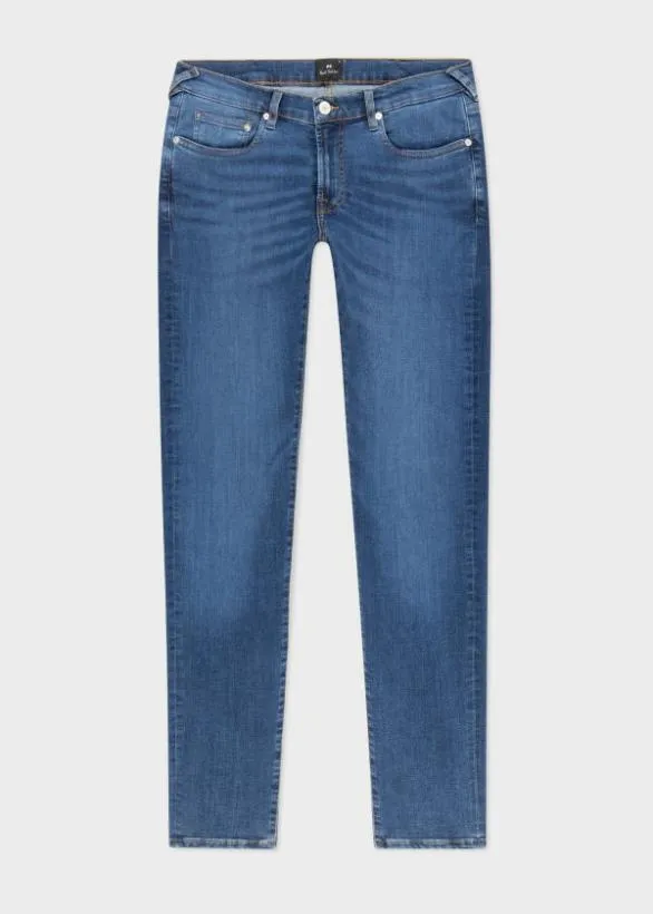 Paul Smith Jeans SlimFit 039Organic Reflex Stretch039 Jeans Mid Wash 8211 Mens