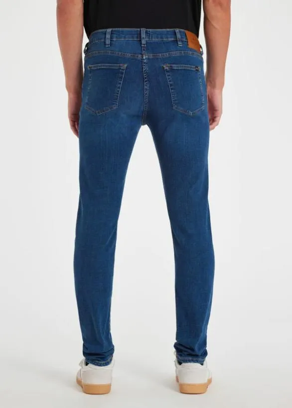 Paul Smith Jeans SlimFit 039Organic Reflex Stretch039 Jeans Mid Wash 8211 Mens