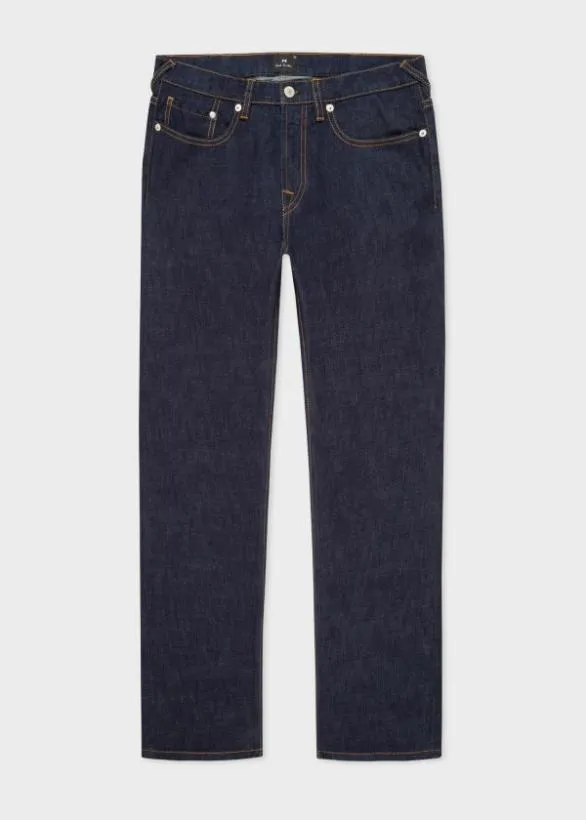 Paul Smith Jeans TaperedFit 039Crosshatch Stretch039 Jeans Indigo 8211 Mens