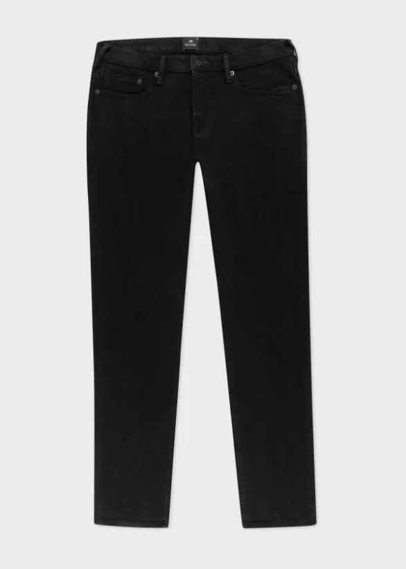 Paul Smith Jeans TaperedFit Organic Stretch Jeans Black 8211 Mens