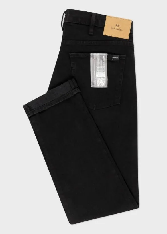 Paul Smith Jeans TaperedFit Organic Stretch Jeans Black 8211 Mens