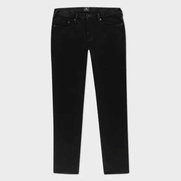 Paul Smith Jeans TaperedFit Organic Stretch Jeans Black 8211 Mens