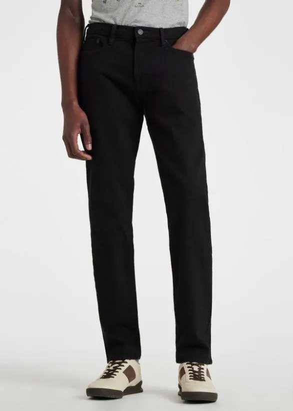 Paul Smith Jeans TaperedFit Organic Stretch Jeans Black 8211 Mens