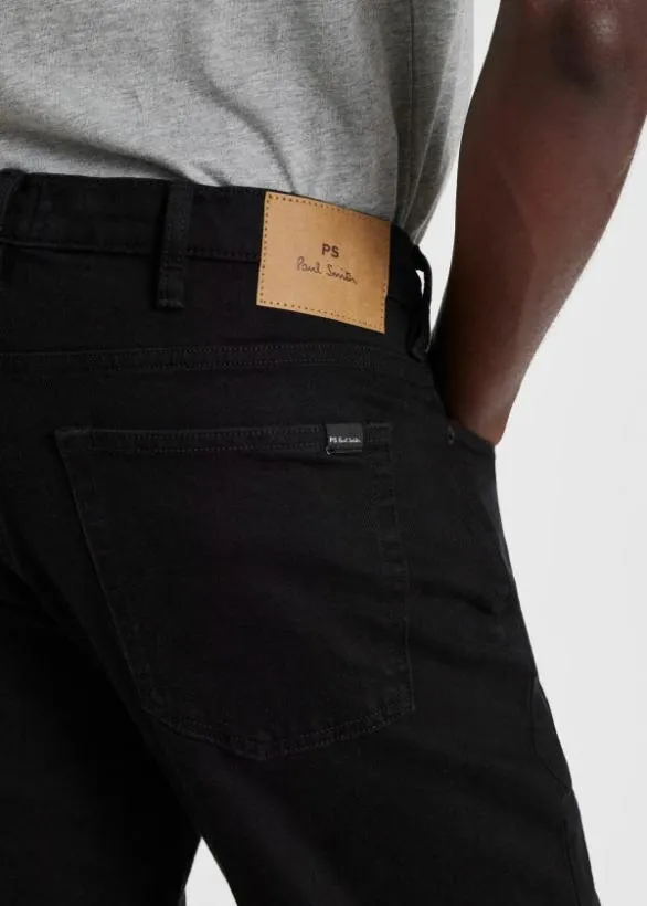 Paul Smith Jeans TaperedFit Organic Stretch Jeans Black 8211 Mens