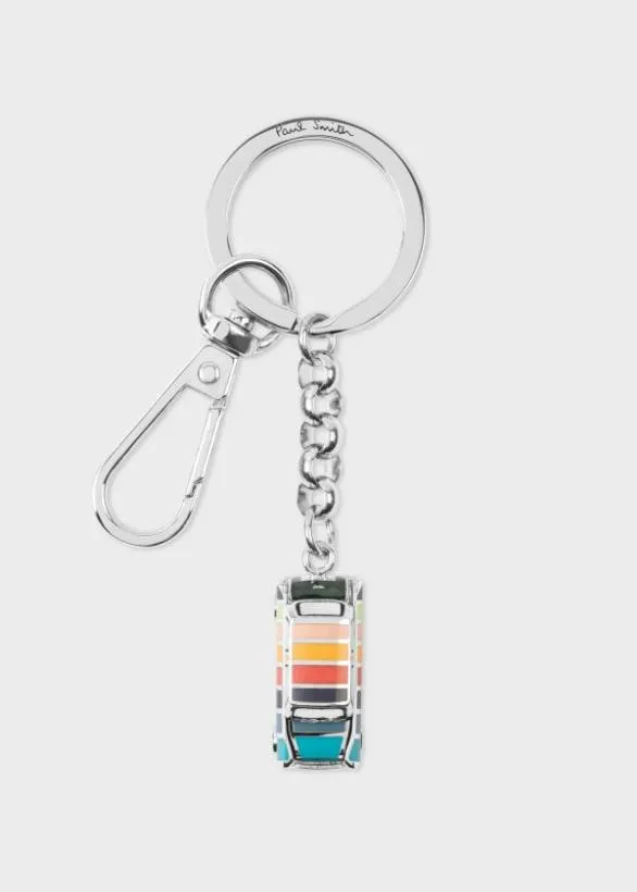 Paul Smith Jewellery and Keyrings Artist Stripe 039Mini039 Keyring Multicolour 8211 Mens Paul Smith Jewellery and Keyrings Artist Stripe 039Mini039 Keyring Multicolour 8211 Mens