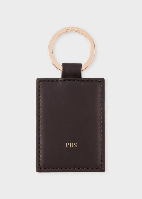 Paul Smith Jewellery and Keyrings Monogrammed Keyring Black 8211 Mens