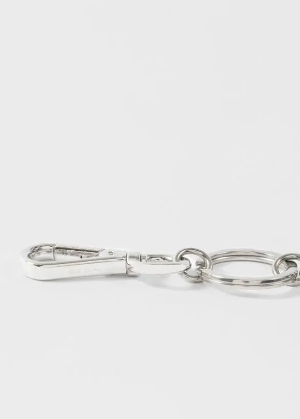 Paul Smith Jewellery and Keyrings MultiColored 039Zebra039 Keyring Silver 8211 Mens