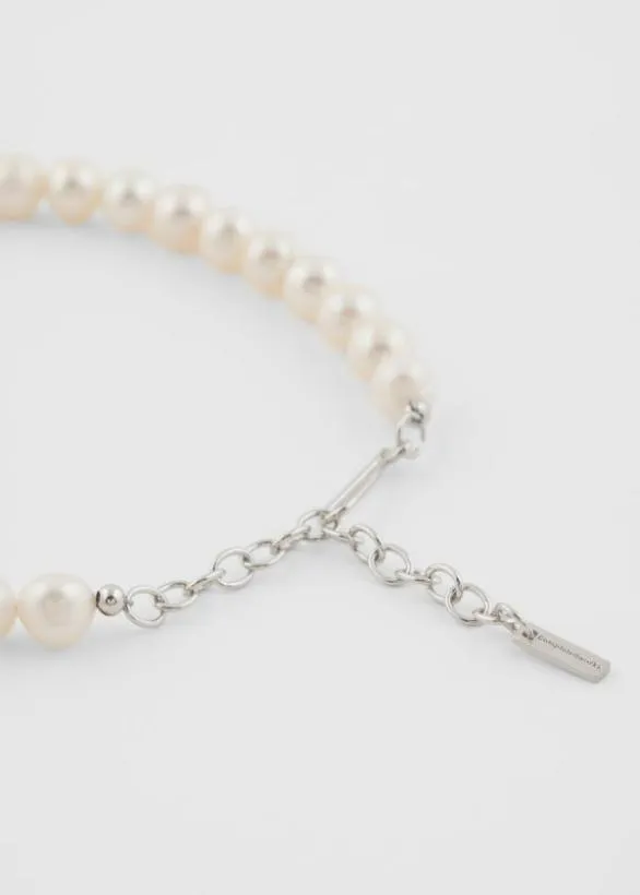 Paul Smith Jewellery Pearl and Glass Bead Bracelet By Completedworks White And Green 8211 Womens
