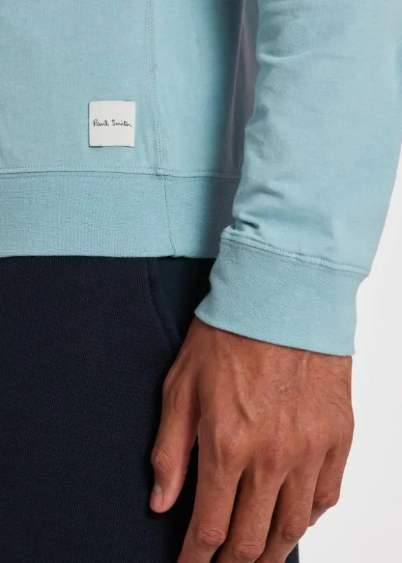 Paul Smith Loungewear Jersey Cotton LongSleeve Lounge Top Light Blue 8211 Mens