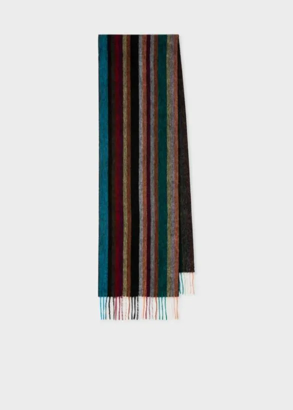 Paul Smith Monogrammed Gifts 039Signature Stripe039 CashmereBlend Scarf Multicolour 8211 Mens Paul Smith Monogrammed Gifts 039Signature Stripe039 CashmereBlend Scarf Multicolour 8211 Mens