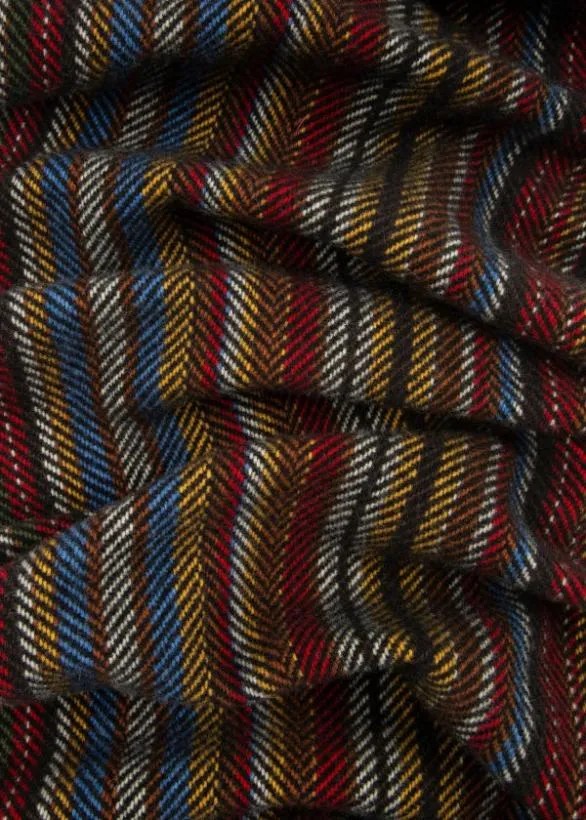 Paul Smith Monogrammed Gifts 039Signature Stripe039 Herringbone WoolCashmere Scarf Signature Stripe 8211 Mens