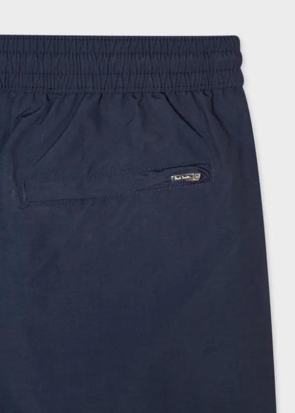 Paul Smith Monogrammed Gifts Swim Shorts With 039Artist Stripe039 Trim Navy 8211 Mens