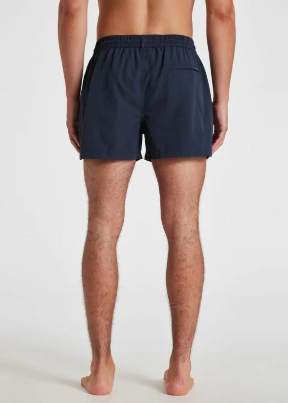 Paul Smith Monogrammed Gifts Swim Shorts With 039Artist Stripe039 Trim Navy 8211 Mens