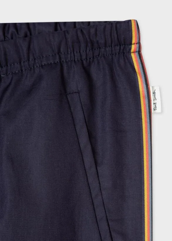 Paul Smith Nightwear 039Artist Stripe039 Cotton Pyjamas Navy 8211 MensHome