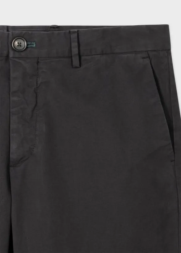 Paul Smith Pants MidFit 039Broad Stripe Zebra039 Chinos Black 8211 Mens