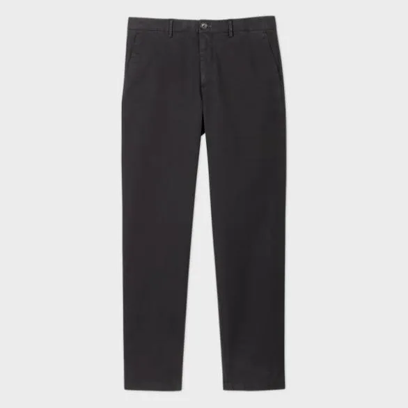 Paul Smith Pants MidFit 039Broad Stripe Zebra039 Chinos Black 8211 Mens