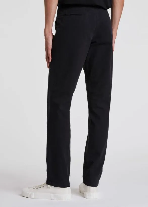 Paul Smith Pants MidFit 039Broad Stripe Zebra039 Chinos Black 8211 Mens