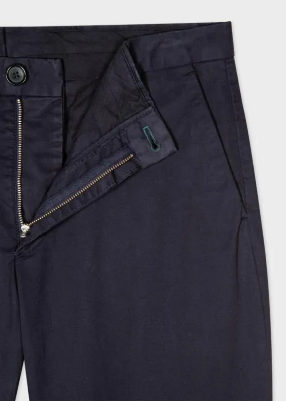 Paul Smith Pants MidFit 039Broad Stripe Zebra039 Chinos Navy 8211 Mens