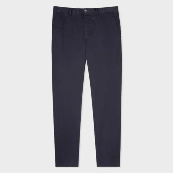 Paul Smith Pants MidFit 039Broad Stripe Zebra039 Chinos Navy 8211 Mens