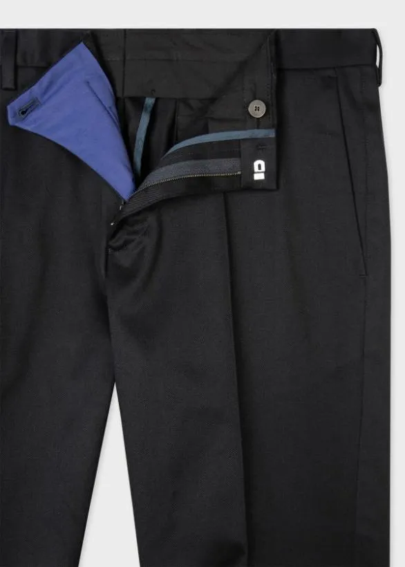Paul Smith Pants SlimFit CottonStretch Chinos Dark Navy 8211 Mens